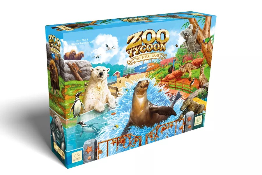 Treecer Zoo Tycoon: The Board Game - New Shores Kickstarter rozšíření