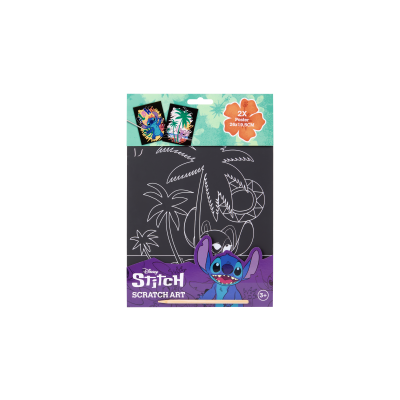 Vyškrabávací obrázky Stitch 2ks