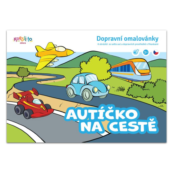 Dopravní omalovánky / Autíčko na cestě