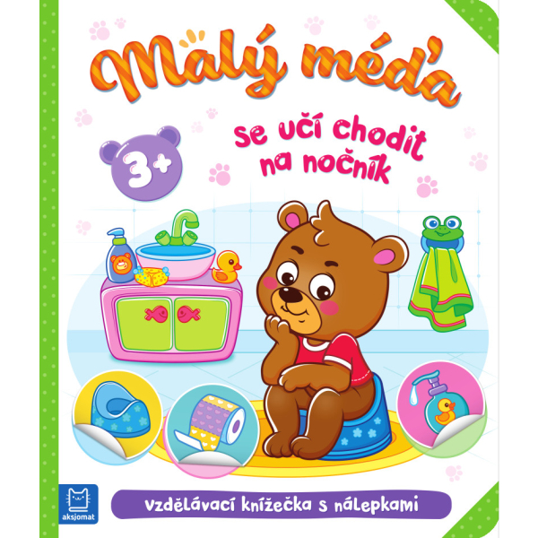 Malý méďa se chodí učit na nočník
