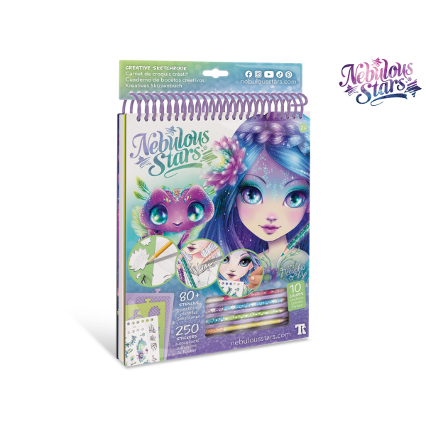 Nebulous Stars Kreativní sketchbook Nenuphia