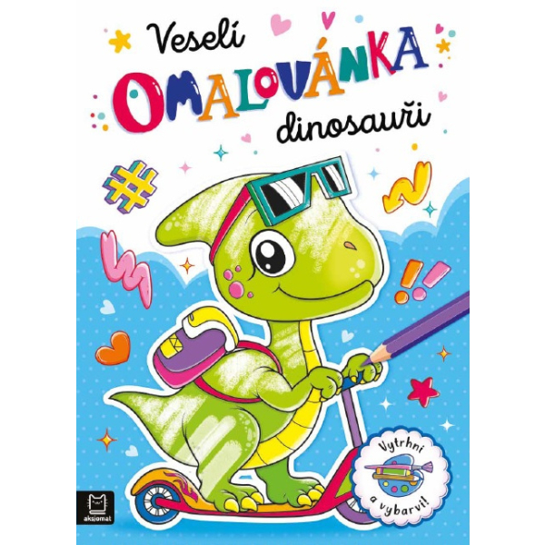 Omalovánka Veselí dinosauři