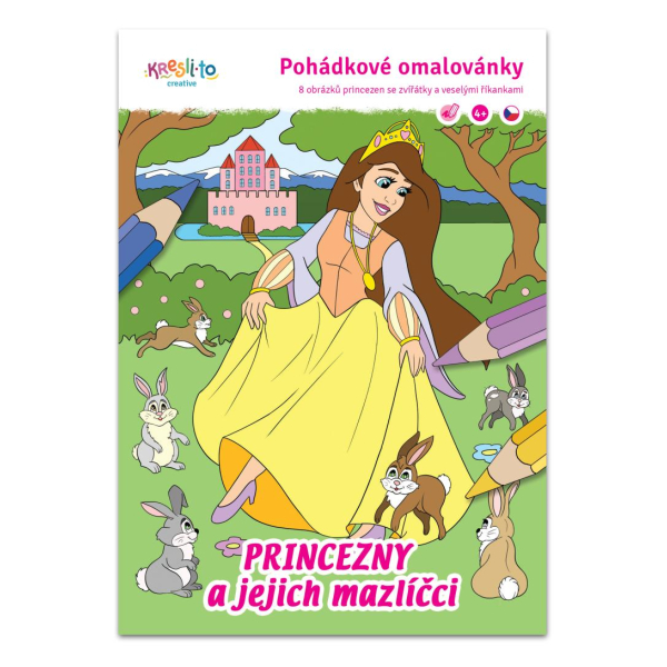 Pohádkové omalovánky / Princezny a jejich mazlíčci