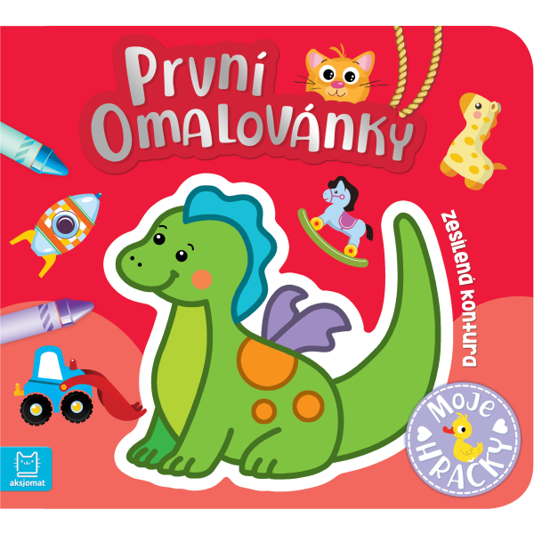 První omalovánky. Moje hračky