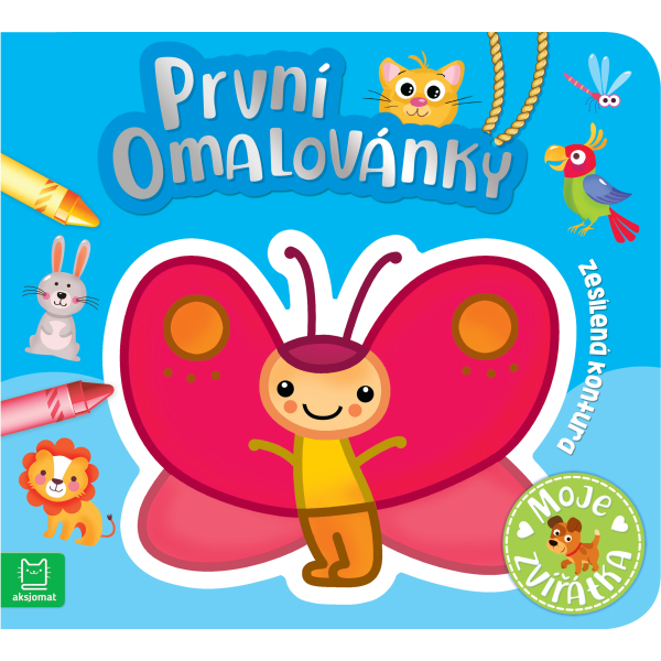 První omalovánky. Moje zvířátka