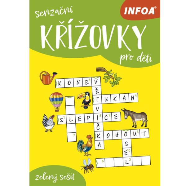 Senzační křížovky pro děti (zelené)