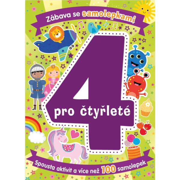 Zábava se samolepkami pro čtyřleté