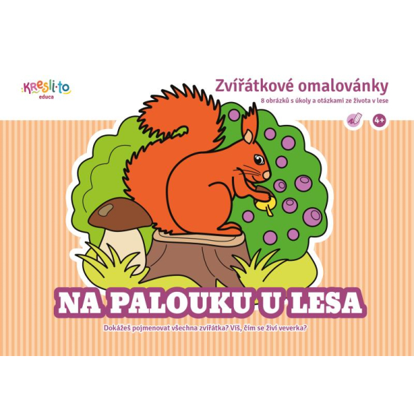 Zvířátkové omalovánky / Na palouku u lesa