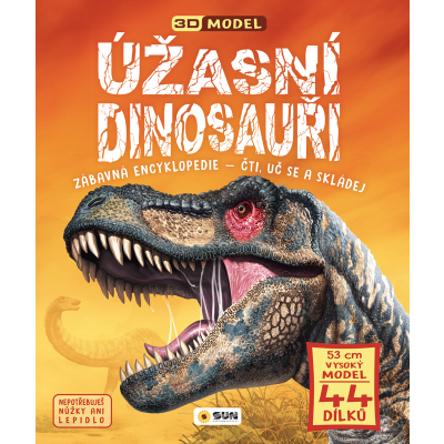 Užasní dinosauři - 3D model Zábavná encyklopedie - čti