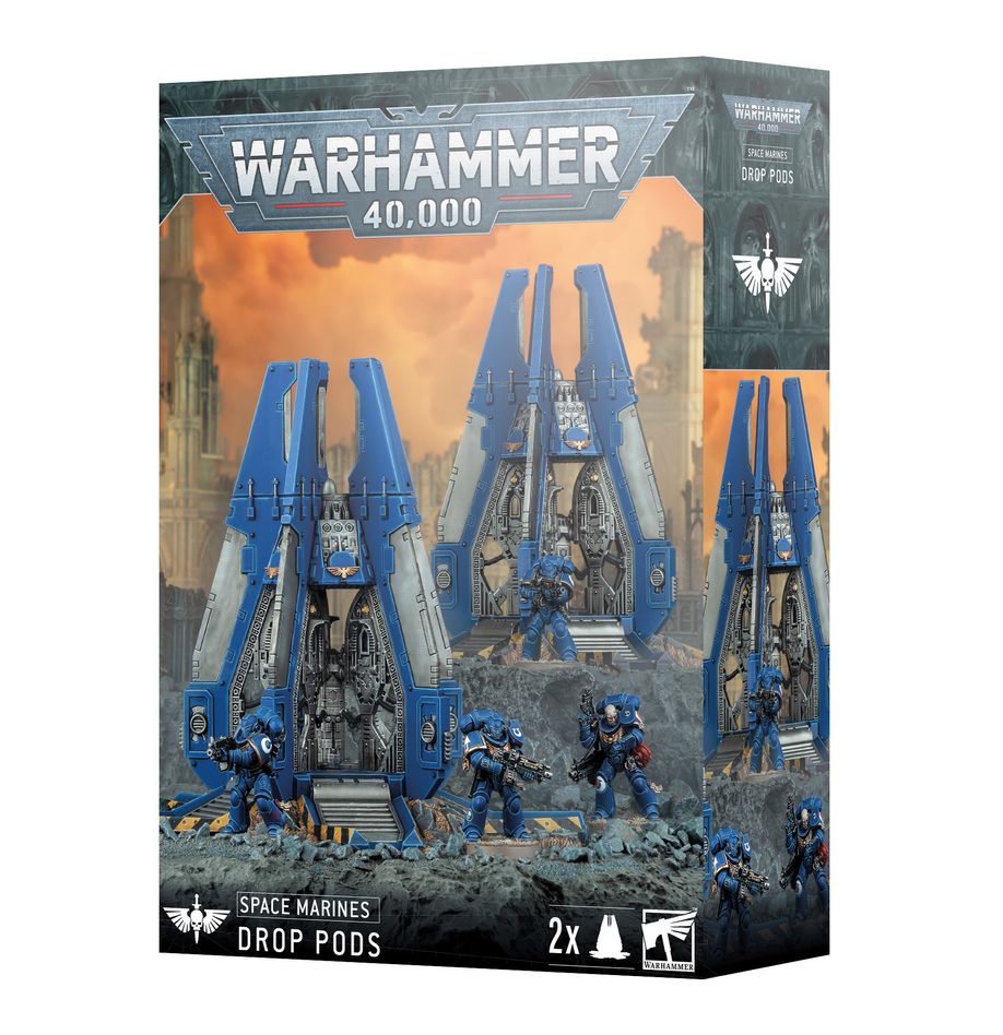 Games Workshop Warhammer 40000: Space Marines: Drop Pods