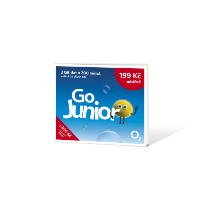 Předplacená karta Go Junior (2GB dat a 200 minut volání do všech sítí)
