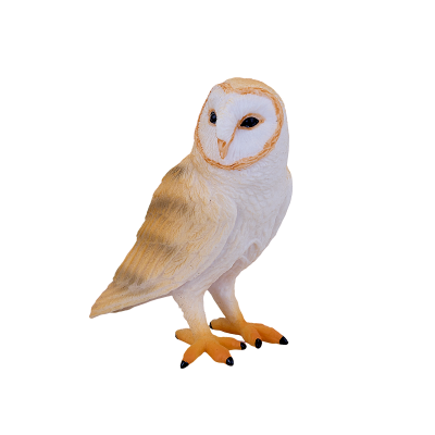 Sova pálená figurka