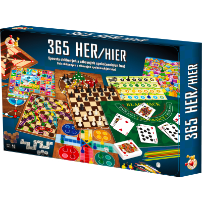 365 společenských her v plechovém pouzdře