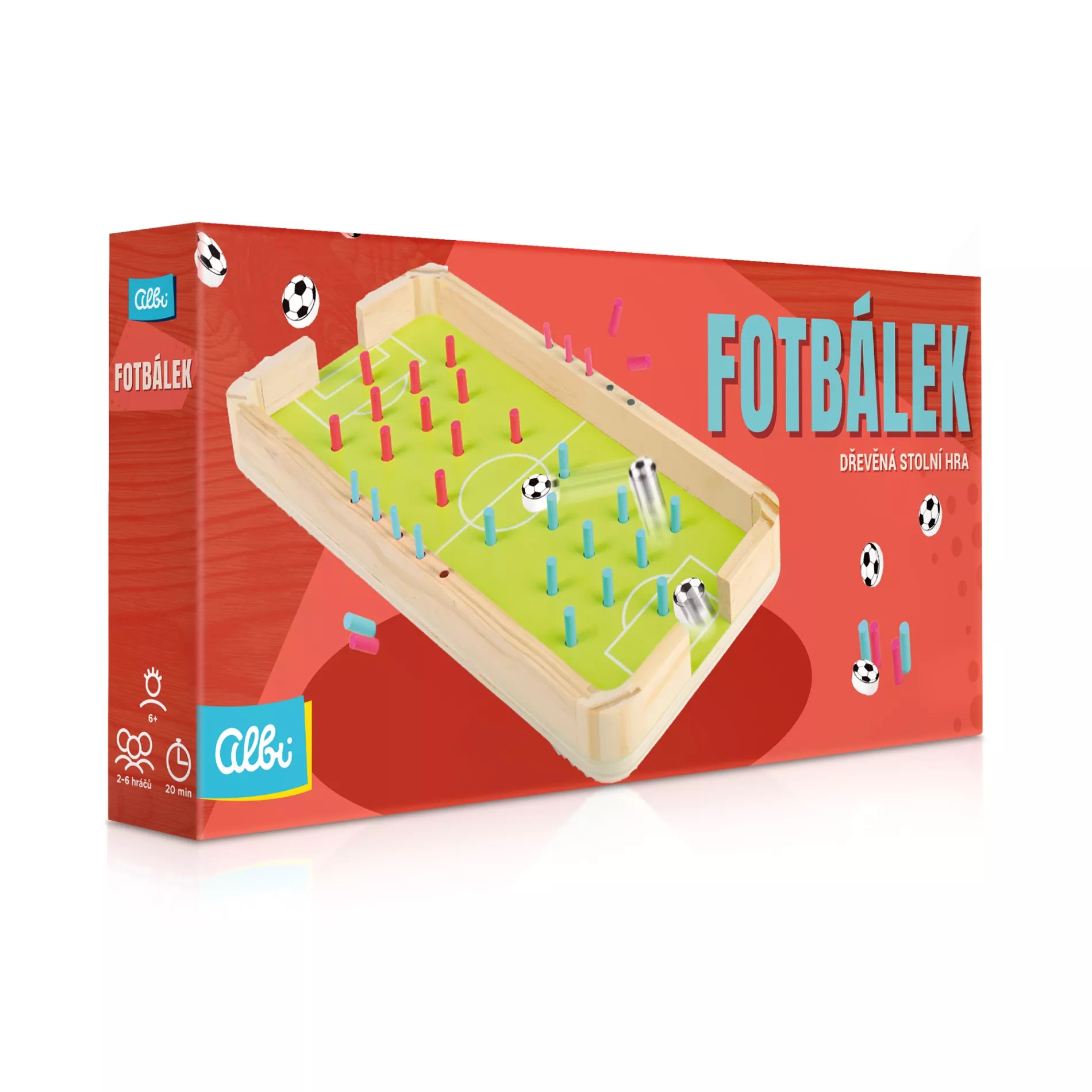 Albi Fotbálek - Dřevěná stolní hra