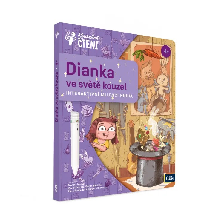 Albi Kniha Dianka ve světě kouzel (Kouzelné čtení)