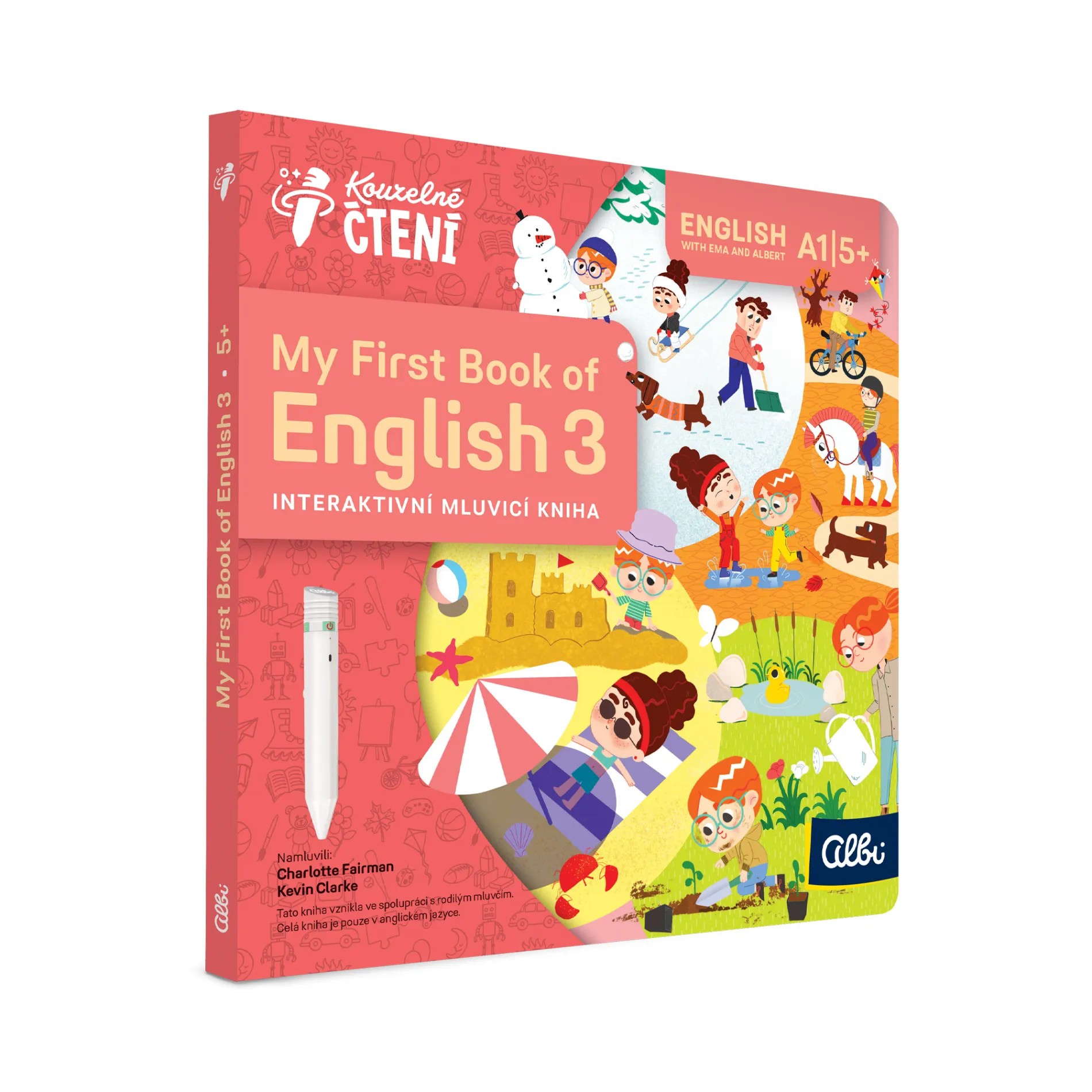 Albi Kniha My First Book of English 3 - Actions (Kouzelné čtení)