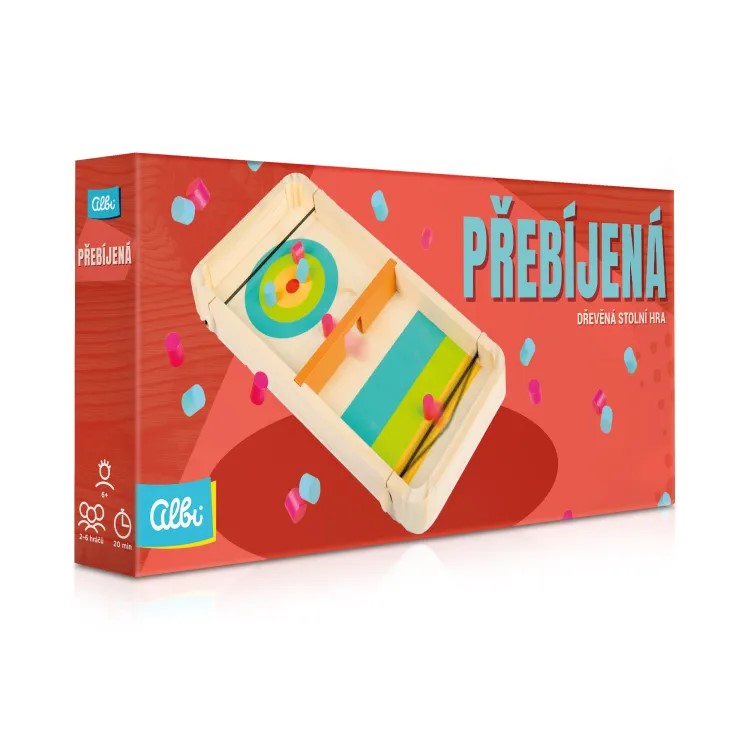 Albi Přebíjená - Dřevěná stolní hra