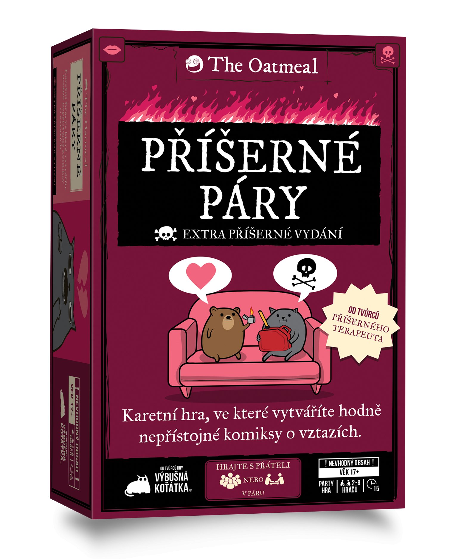 Asmodee Czech Republic Příšerné páry (Horrible Couple: Extra Horrible Edition CZ)
