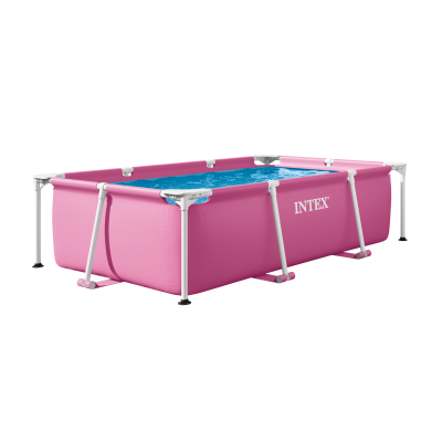 Bazén Pink Rectangular Frame 220x150x60 cm