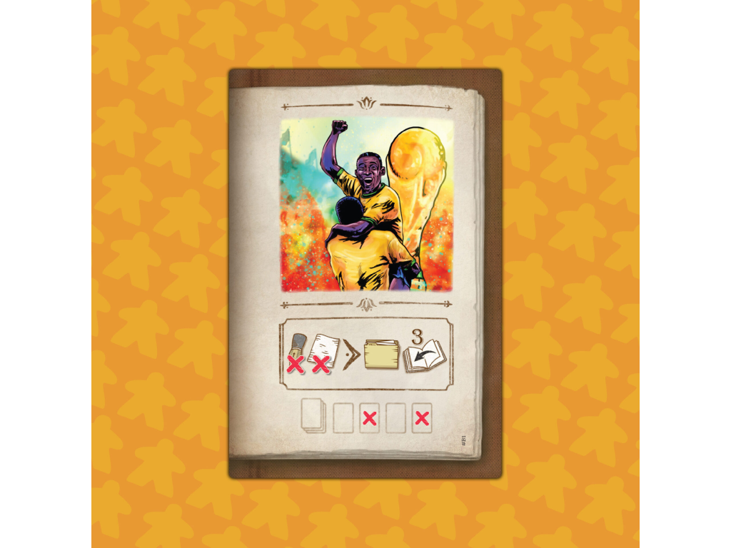 Board&Dice Books of Time - Pele promo card