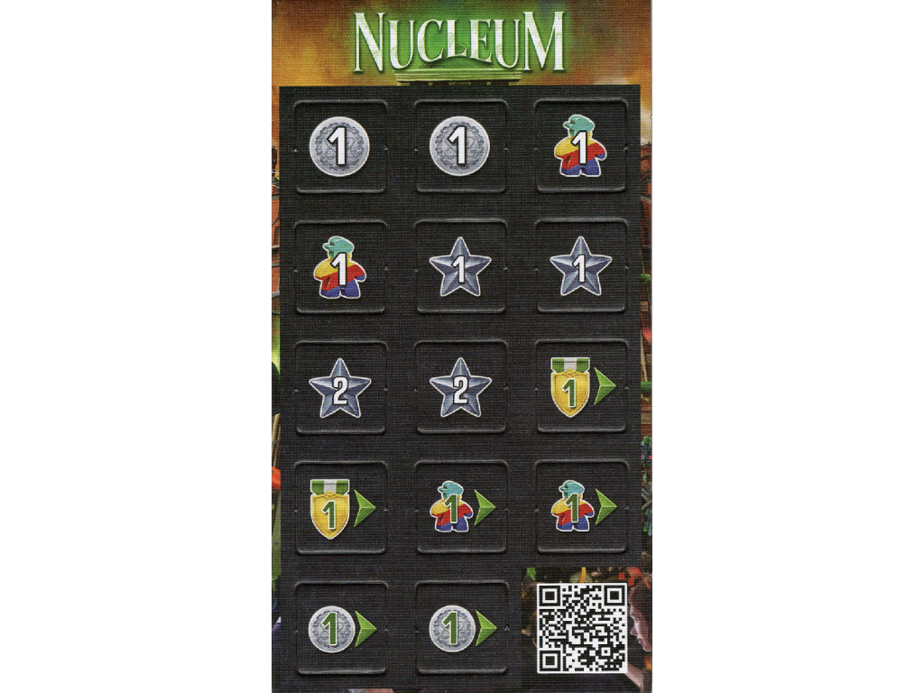 Board&Dice Nucleum: Red Urban Spaces Rewards promo (Nucleum: Dice Tower Promo 2025)