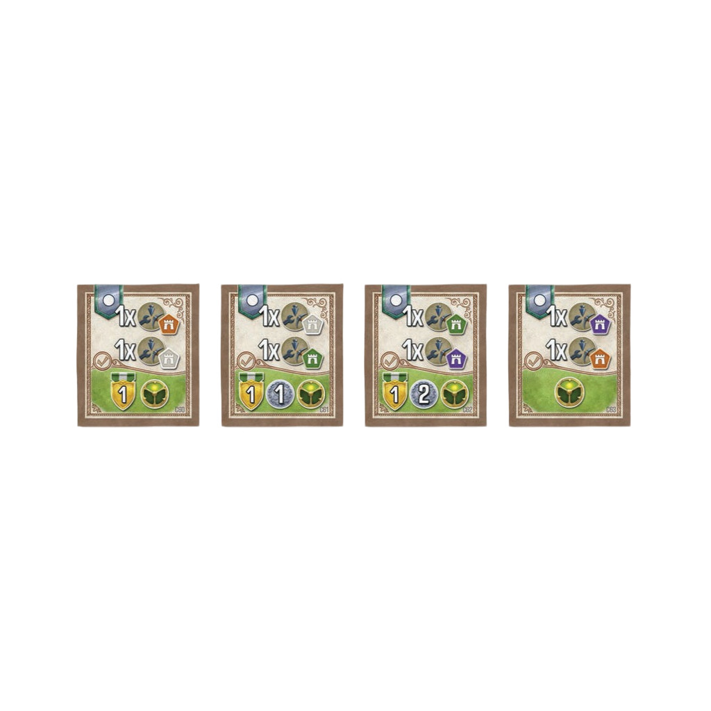 Board&Dice Nucleum: Starting Contracts Tiles Promo
