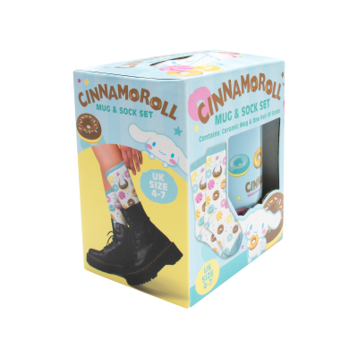 Cinnamoroll dárkový set (hrnek a ponožky)