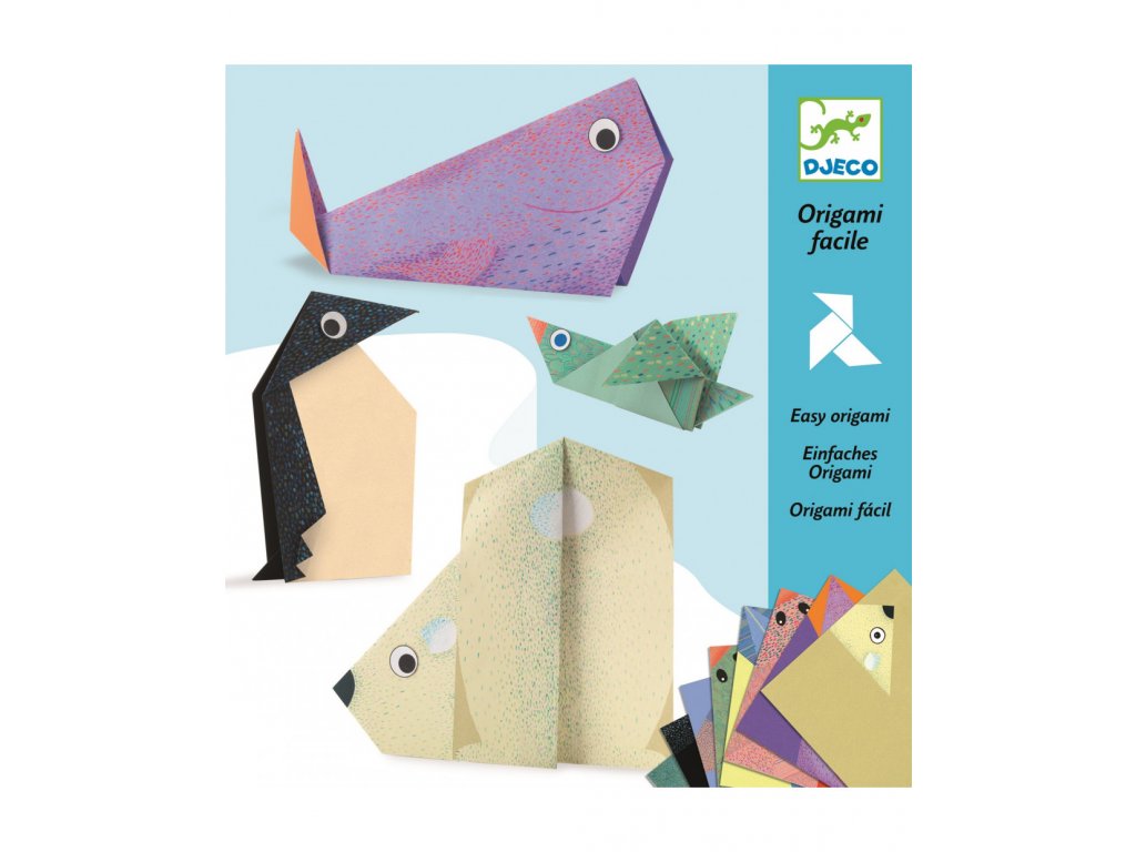Djeco Origami skládačka Polární zvířátka (Mini Nature)