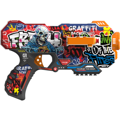 Fast pioneer blaster manuální + 12 ks nábojů
