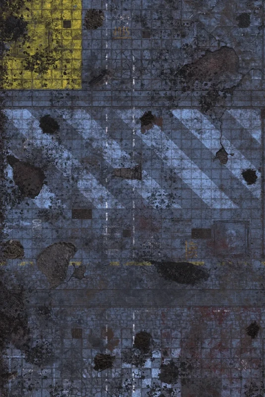 Gamemat.eu Herní podložka 6'x4' (183x122 cm) - různé motivy Varianta: Cyberpunk (+brašna zdarma)