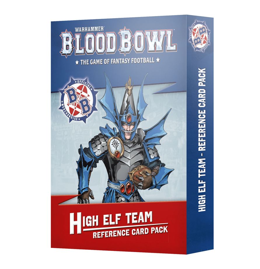 Games Workshop Blood Bowl: High Elf Team Reference Card Pack