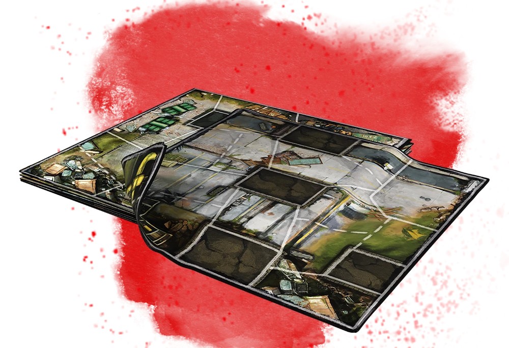 Glass Cannon Unplugged Dying Light: The Board Game - Core Box Playmats