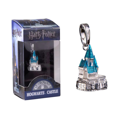 Harry Potter přívěsek Lumos - Bradavice stříbrná