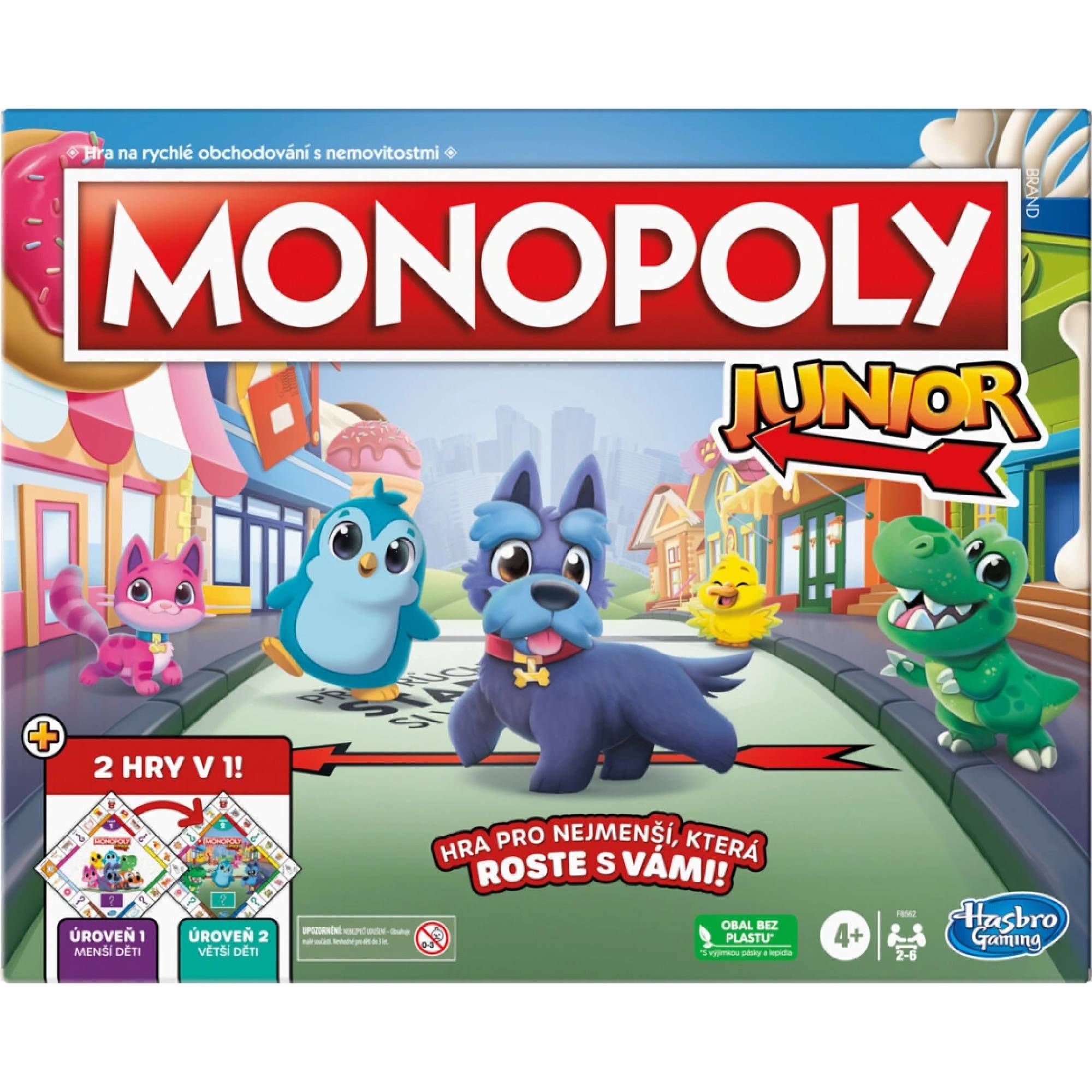 Hasbro Gaming Monopoly Junior 2v1