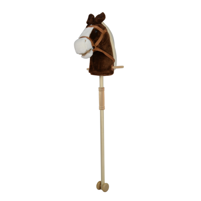 Hnědý kůň na tyči 95 cm