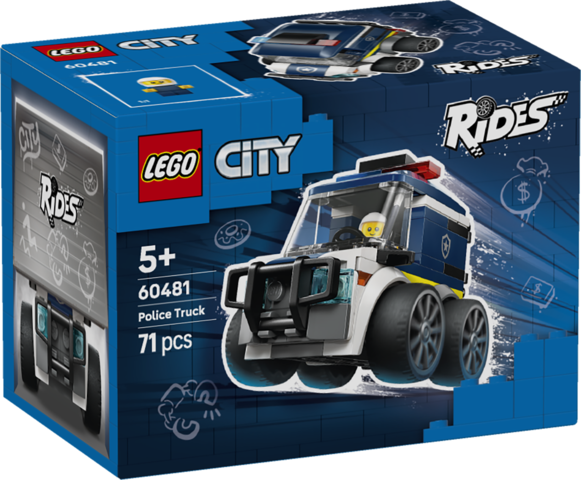 LEGO LEGO® City Autíčka – Policejní dodávka 60481 (Rides – Police Truck)