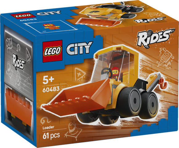 LEGO LEGO® City Autíčka – Stavební nakladač 60483 (Rides – Construction Loader)
