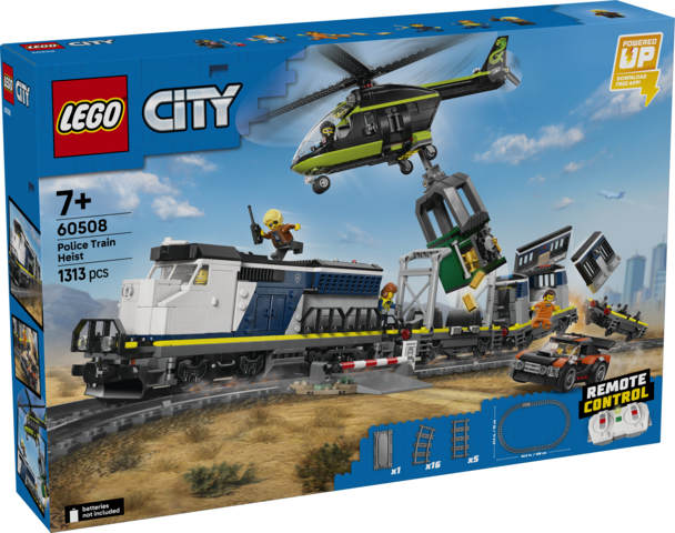 LEGO LEGO® City Loupež v policejním vlaku 60508 (Police Train Heist)