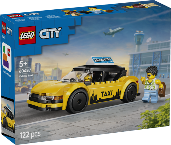 LEGO LEGO® City Žlutý taxík 60487 (Yellow Taxi)