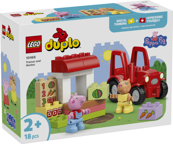 LEGO LEGO® DUPLO® Peppa Pig Traktor a tržnice 10468 (Tractor and Market)
