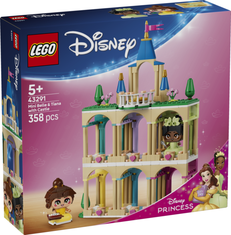 LEGO LEGO® Disney Mini Bella a Tiana s hradem 43291 (Mini Belle & Tiana with Castle)