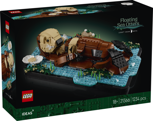LEGO LEGO® Ideas Plavající mořské vydry 21366 (Floating Sea Otters)