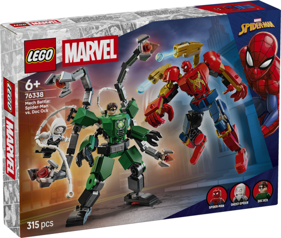 LEGO LEGO® Marvel Bitva robotů: Spider-Man vs. Doc Ock 76338 (Mech Battle: Spider-Man vs. Doc Ock)