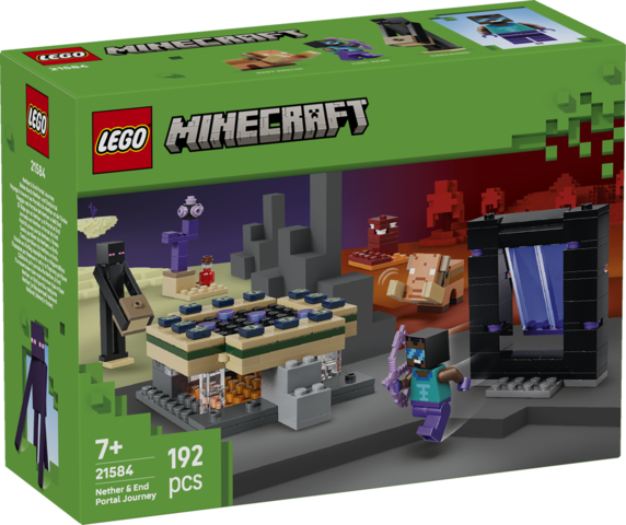 LEGO LEGO® Minecraft® Cesta portálem do Netheru a Endu 21584 (Nether & End Portal Journey)