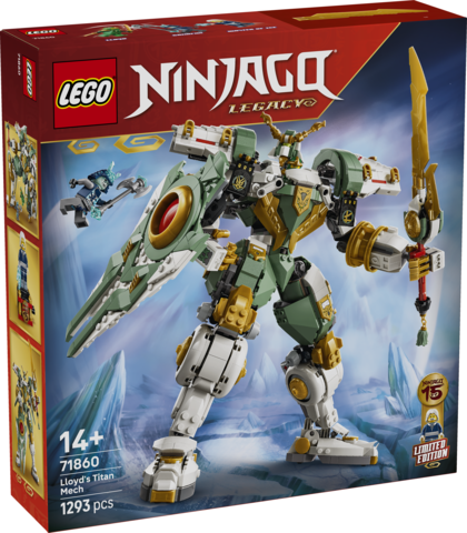 LEGO LEGO® NINJAGO® Lloydův titanový robot: 15 let NINJAGO 71860 (Lloyd's Titan Mech 15th Anniversary)