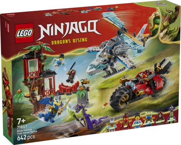 LEGO LEGO® NINJAGO® Souboj nindža vozidel a domek na stromě 71857 (Ninja Vehicle Tree House Battle)