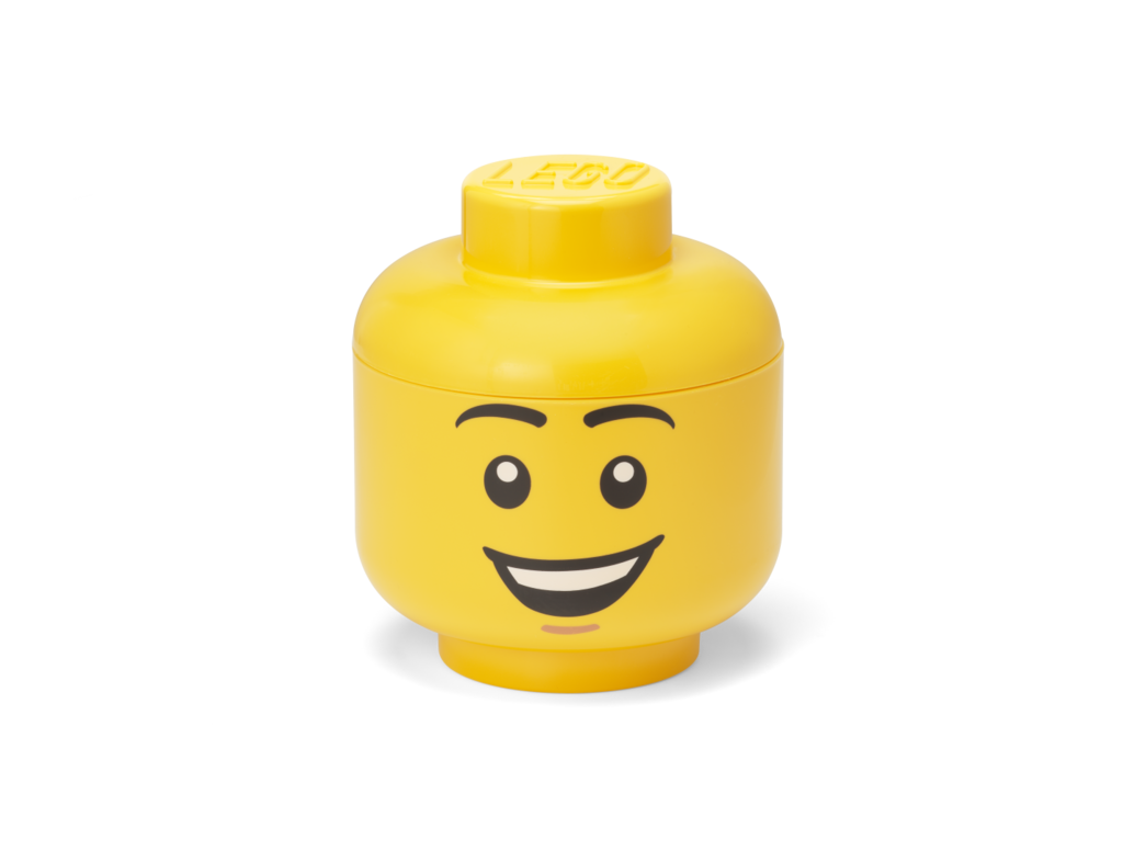 LEGO Storage LEGO úložná hlava (velikost S) - šťastný chlapec
