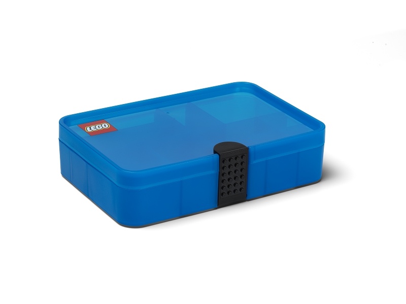 LEGO Storage Poškozené - LEGO Úložný box s přihrádkami - modrá