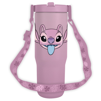 Lilo a Stitch cestovní hrnek s popruhem Angel