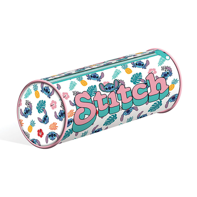 Lilo a Stitch penál kulatý bílý DPL6